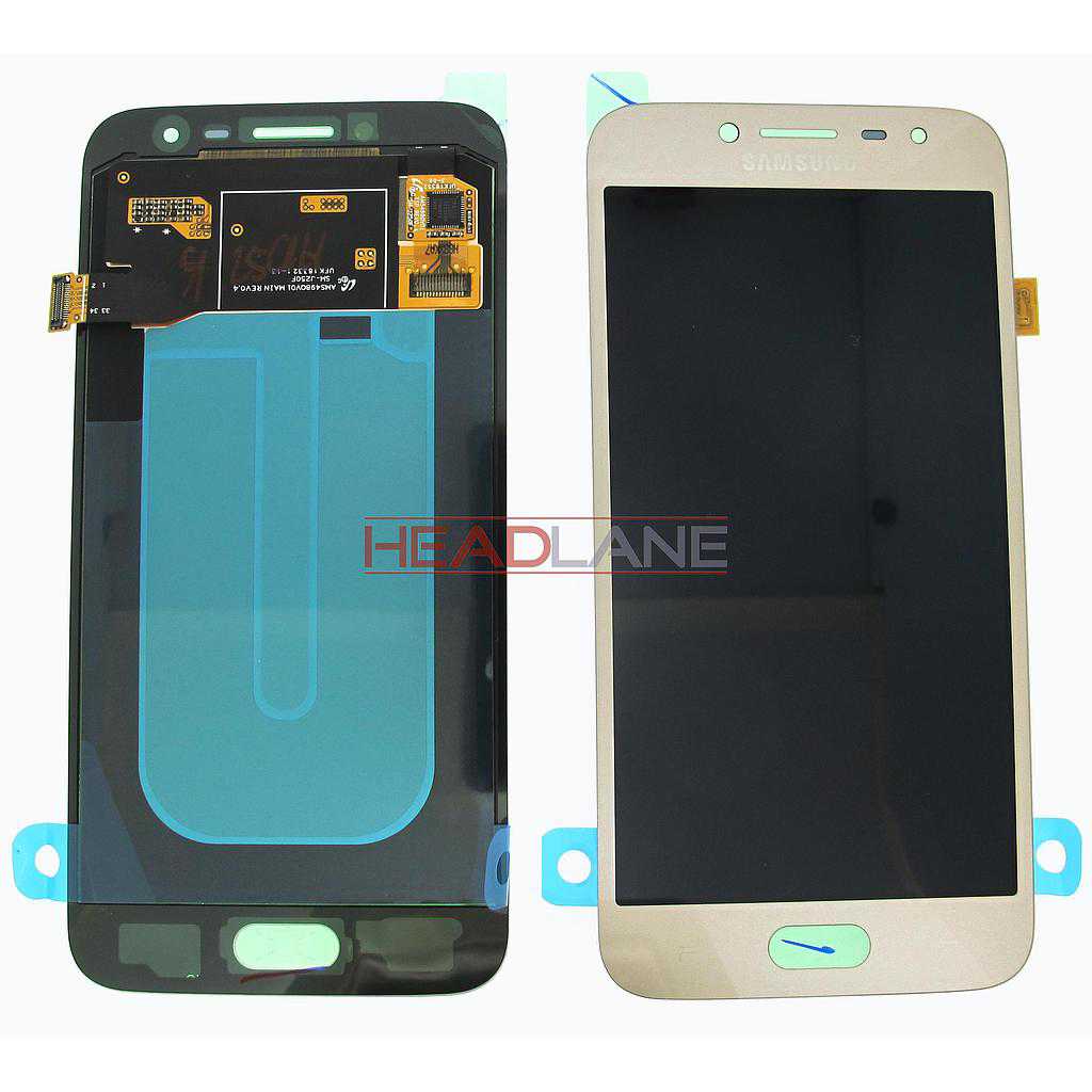 Samsung SM-J250 Galaxy J2 Pro (2018) LCD Display / Screen + Touch - Gold