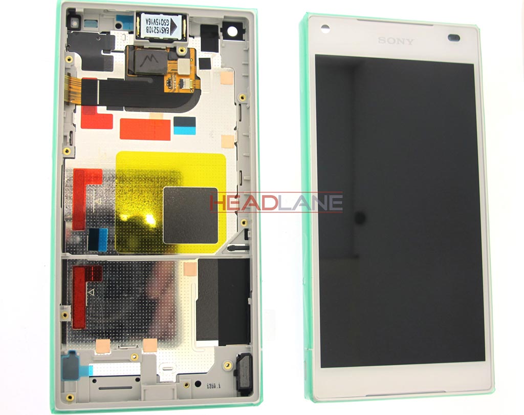 Sony E5803 Xperia Z5 Compact LCD Display / Screen + Touch - White