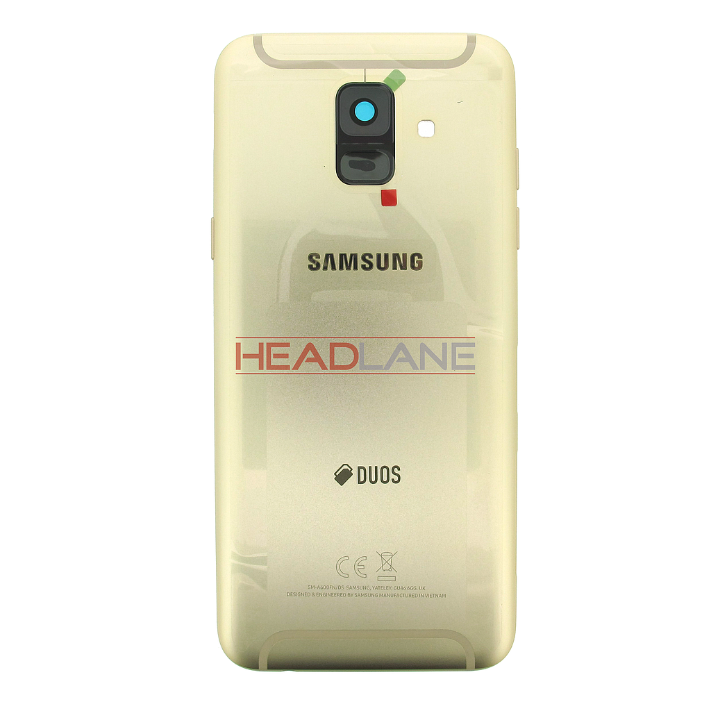 Samsung SM-A600 Galaxy A6 (2018) DUOS Battery Cover - Gold
