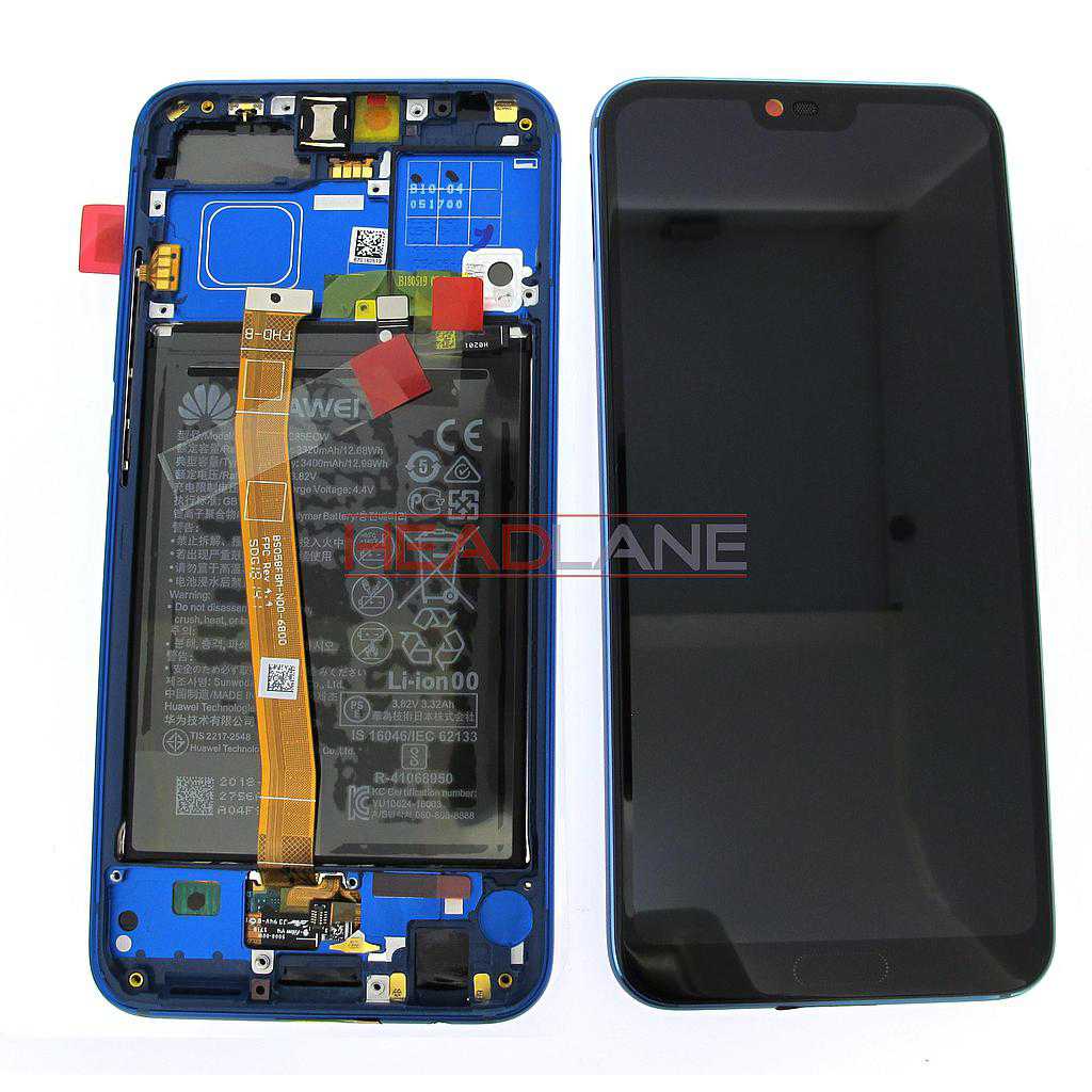 Huawei Honor 10 LCD Display / Screen + Touch + Battery Assembly - Blue