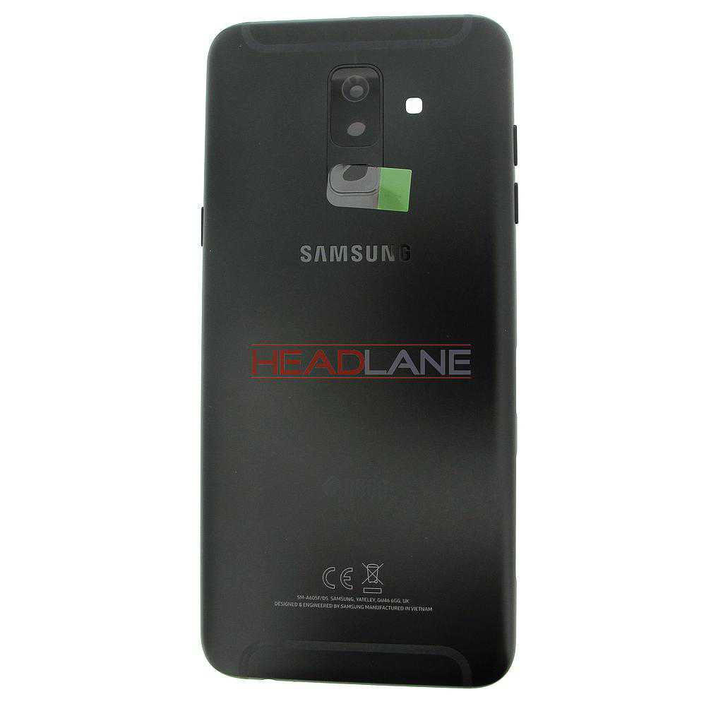 Samsung SM-A605 Galaxy A6+ (2018) DUOS Battery Cover - Black