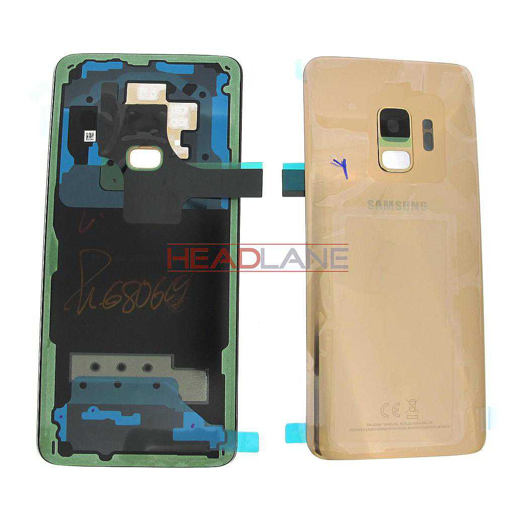 Samsung SM-G960F Galaxy S9 Single SIM Battery Cover - Gold