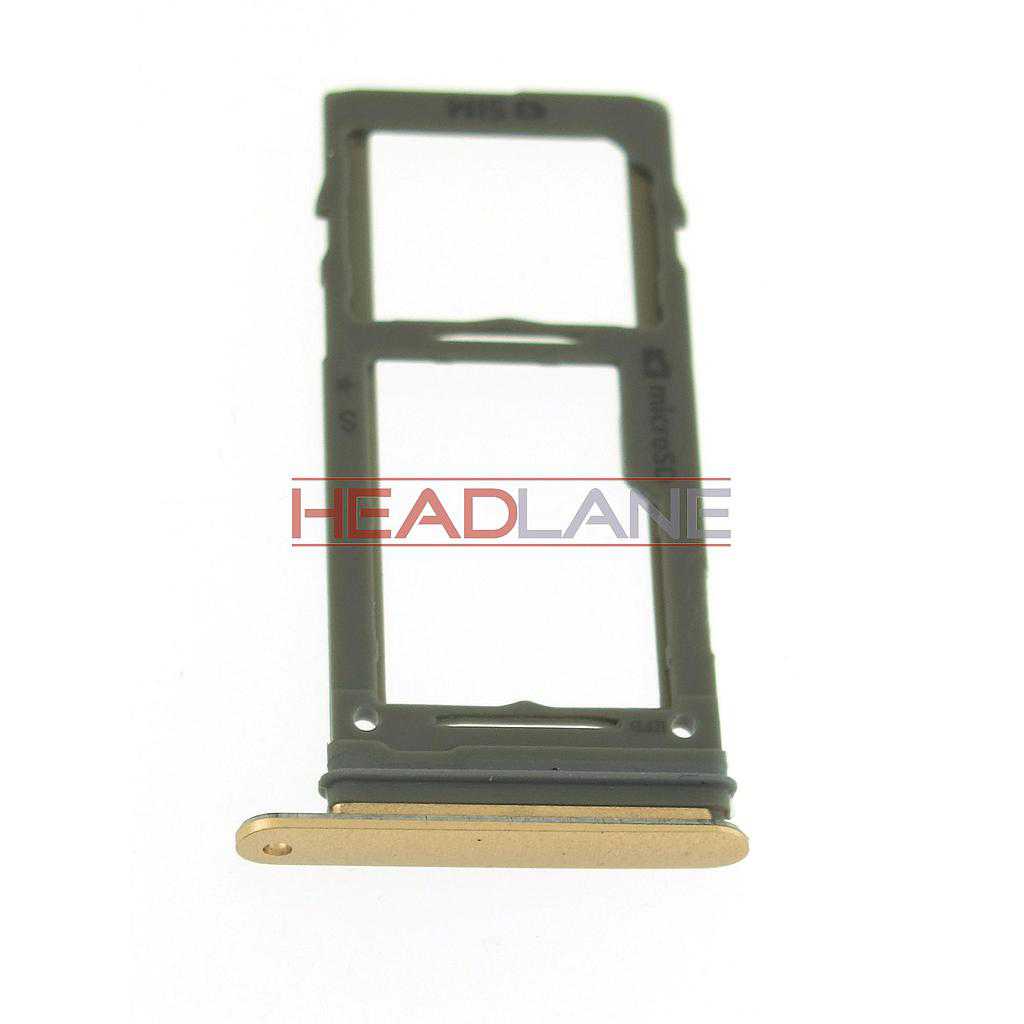 Samsung SM-G965F Galaxy S9+ Single SIM Card Tray - Gold