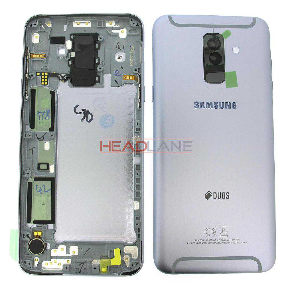Samsung SM-A605 Galaxy A6+ (2018) DUOS Battery Cover - Lavender