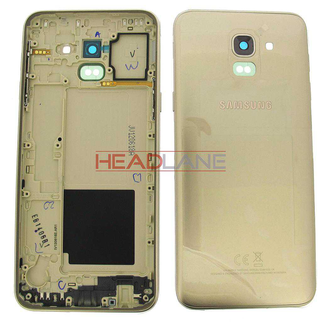 Samsung SM-J600 Galaxy J6 (2018) Back / Battery Cover - Gold