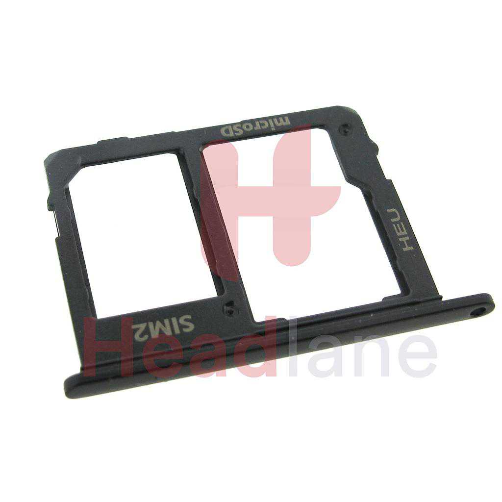 Samsung SM-J600 Galaxy J6 (2018) SIM Card Tray (Dual SIM) - Black