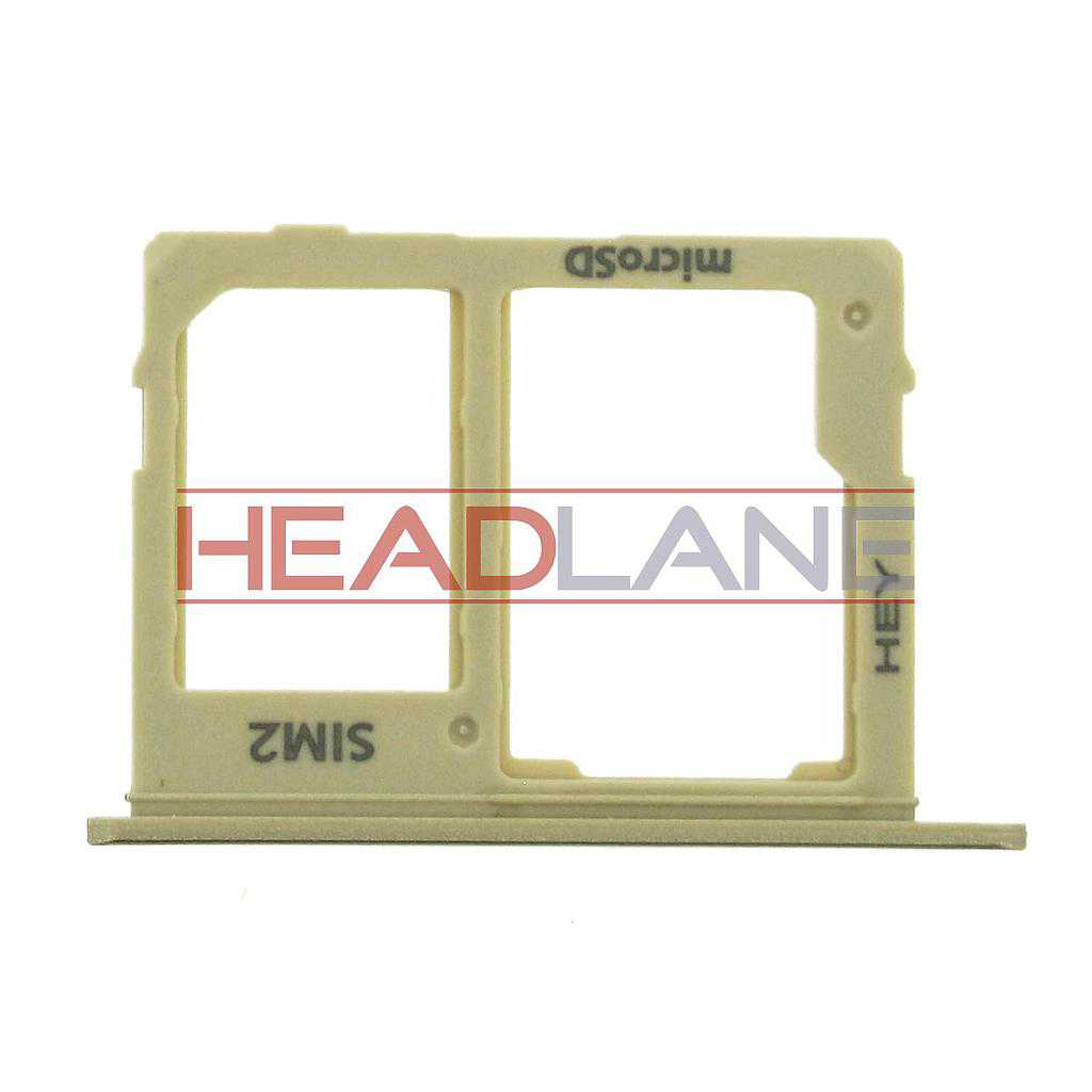 Samsung SM-J600 Galaxy J6 (2018) SIM Card Tray (Dual SIM) - Gold