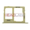 Samsung SM-J600 Galaxy J6 (2018) SIM Card Tray (Dual SIM) - Gold