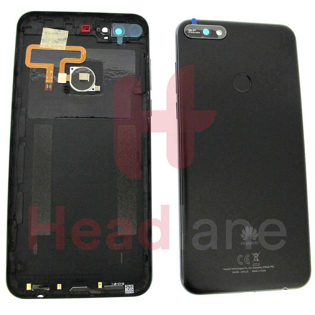 Huawei Y7 (2018) Back / Battery Cover - Black