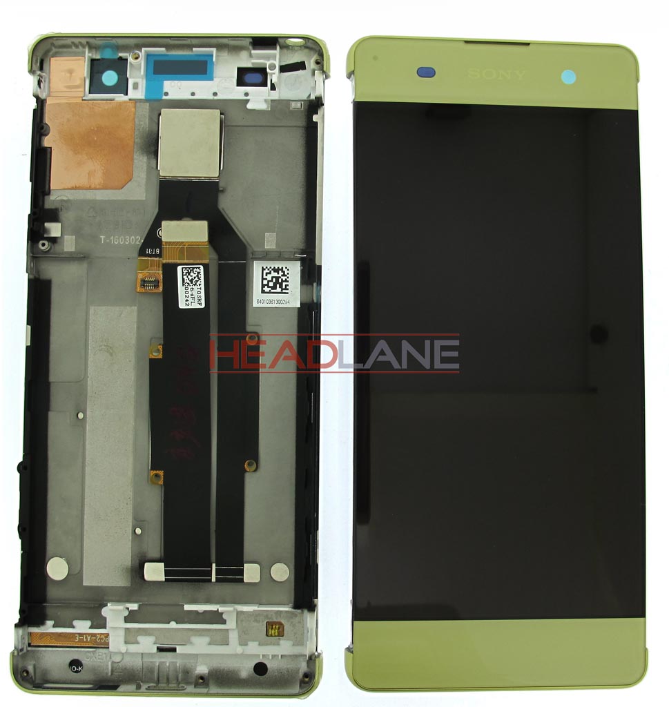 Sony F3111 Xperia XA/F3112 LCD Display / Screen + Touch - Lime Gold