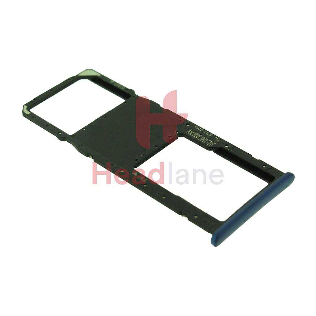 Huawei Y7 (2018) SIM / Memory Card Tray - Blue