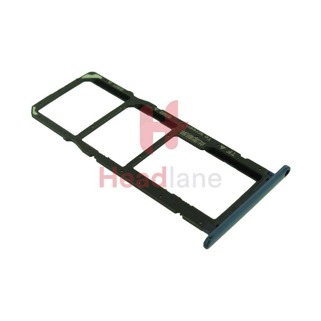 Huawei Honor 7A Pro / Honor 7C / Y6 (2018) SIM / Memory Card Tray - Blue