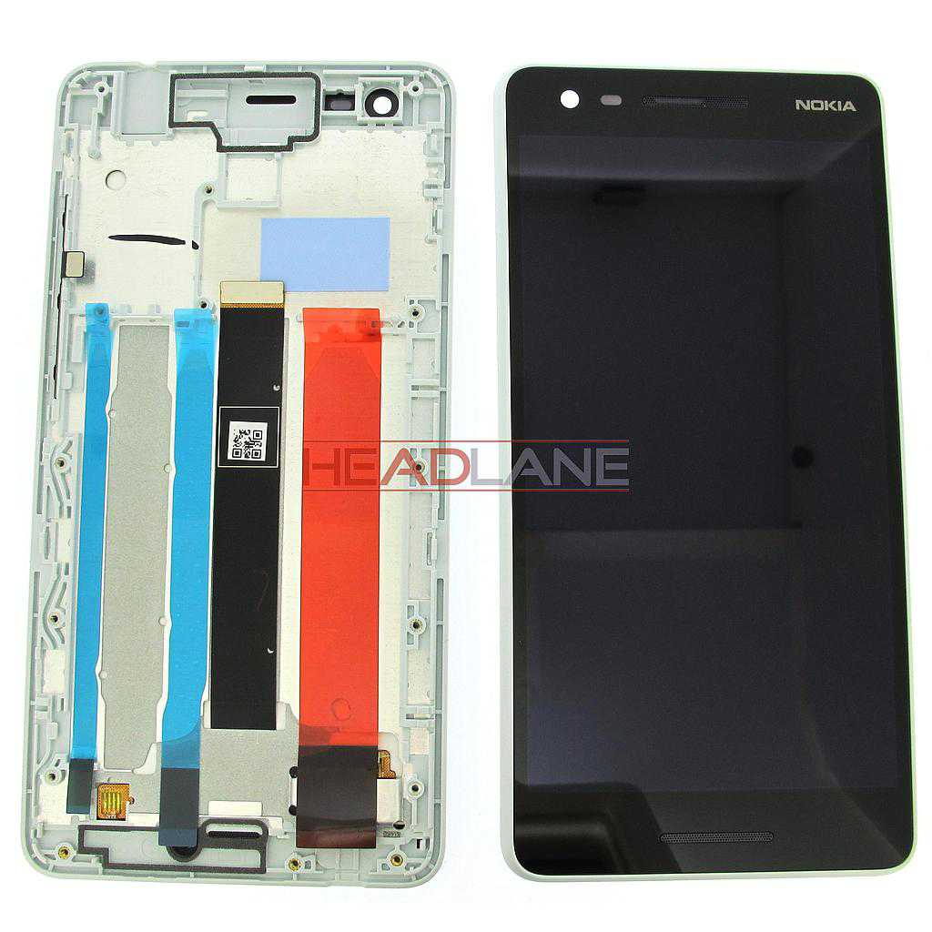 Nokia 2.1 LCD Display / Screen + Touch - Light Grey