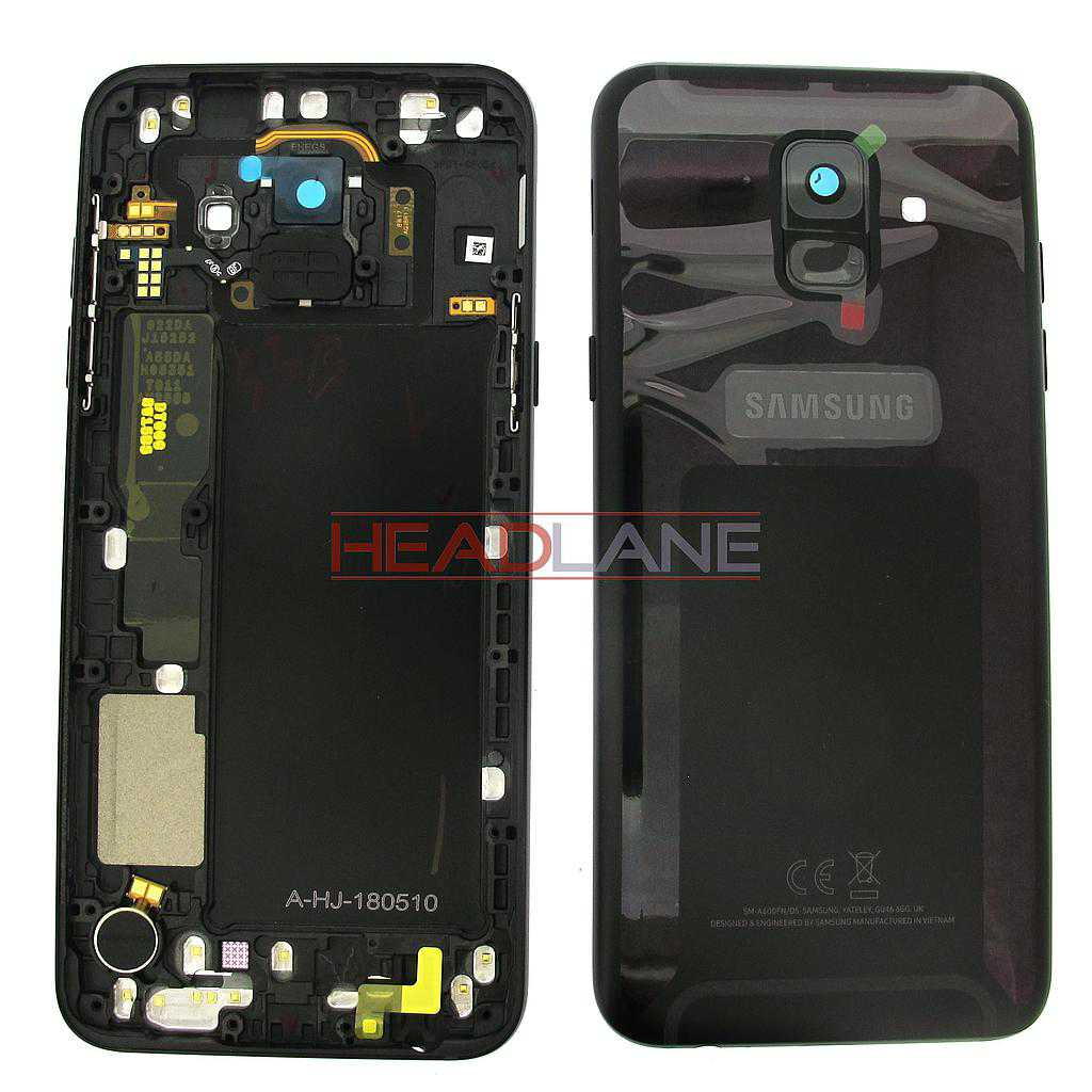 Samsung SM-A600 Galaxy A6 (2018) Battery Cover - Black (Dual SIM)