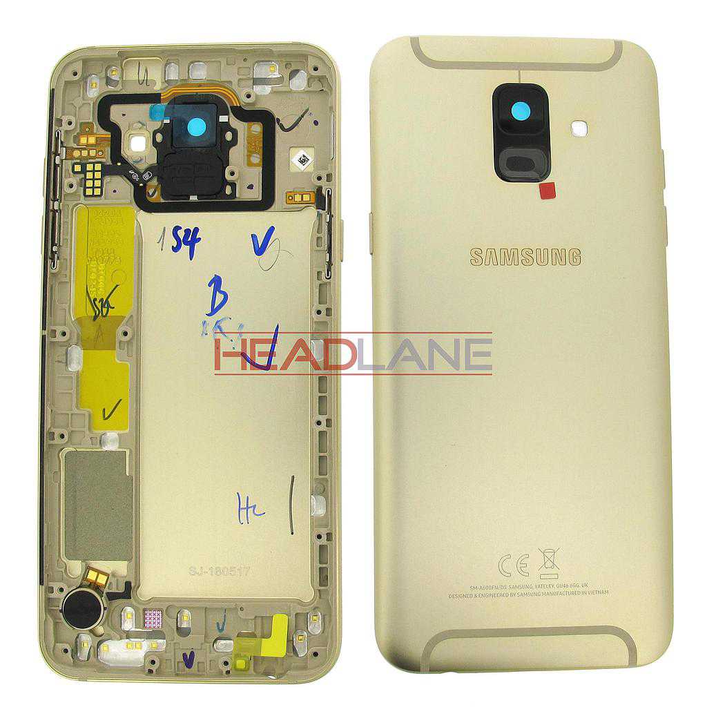 Samsung SM-A600 Galaxy A6 (2018) Battery Cover - Gold (Dual SIM)