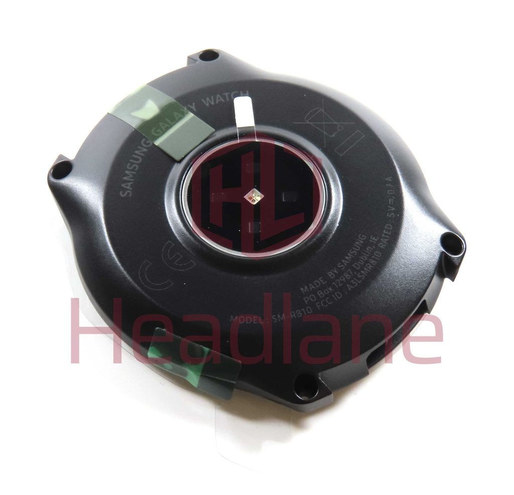 Samsung SM-R810 Galaxy Watch 42mm (BT) Back / Battery Cover - Black