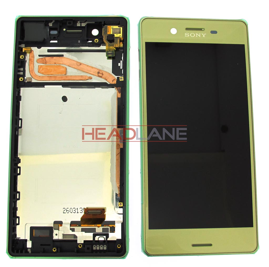 Sony F5121 / F5122 Xperia X LCD Display / Screen + Touch - Lime
