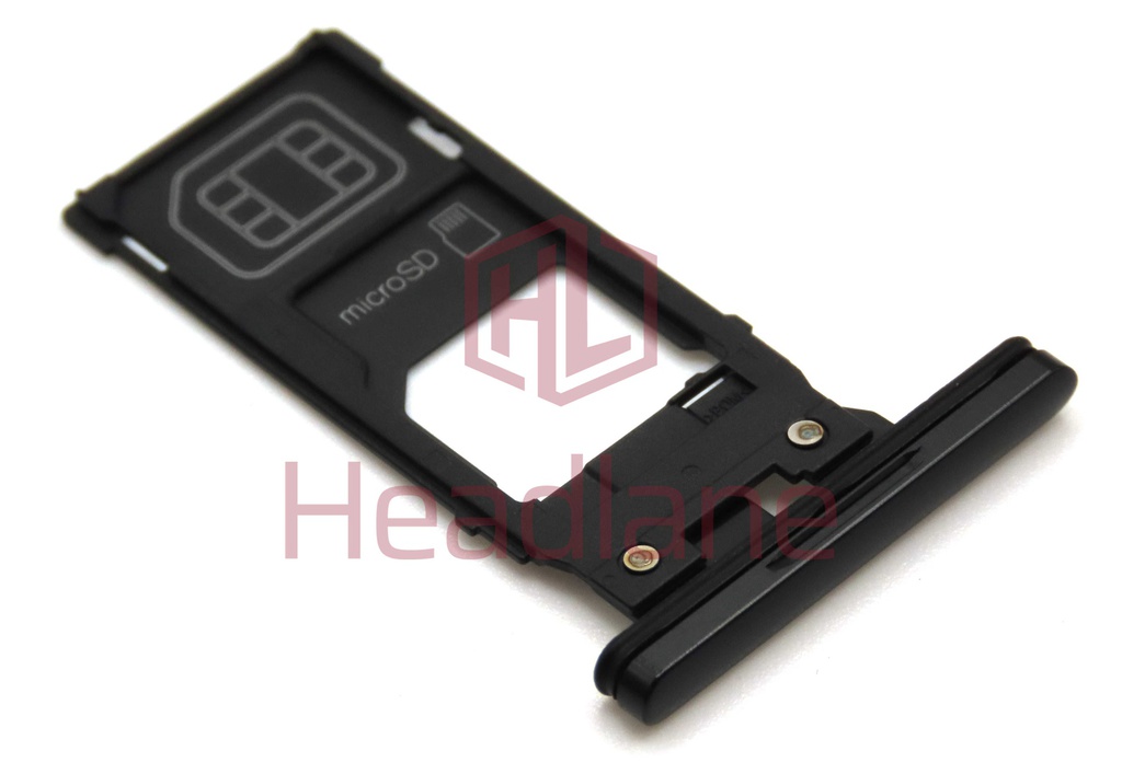 Sony H8416 H9436 Xperia XZ3 SIM / Memory Card Tray - Black