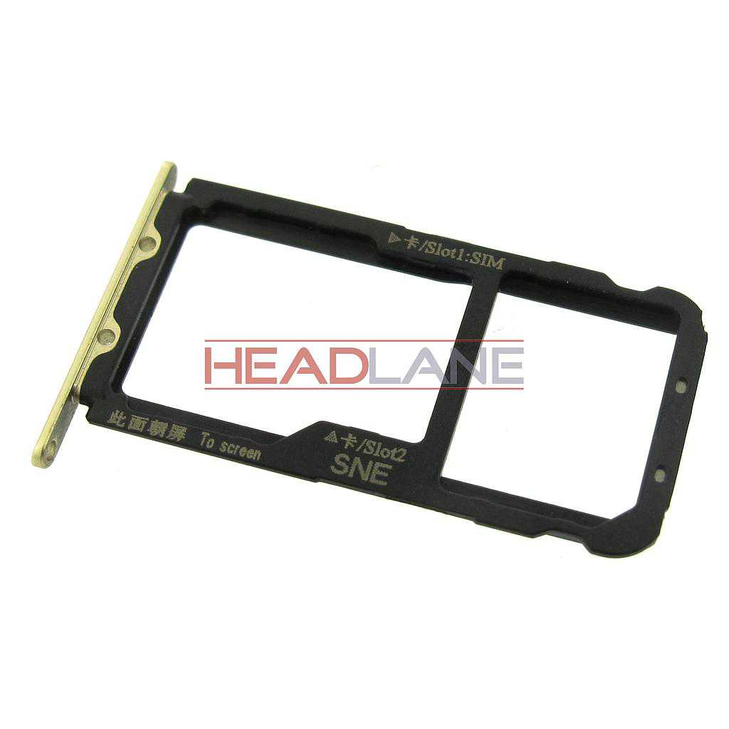 Huawei Mate 20 Lite SIM Card Tray - Gold