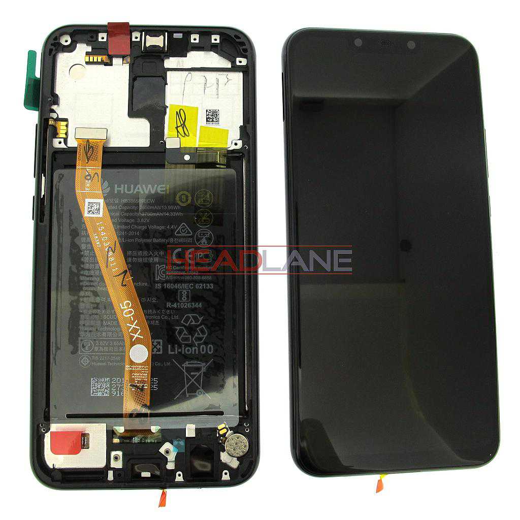 Huawei Mate 20 Lite LCD Display / Screen + Touch + Battery Assembly - Black