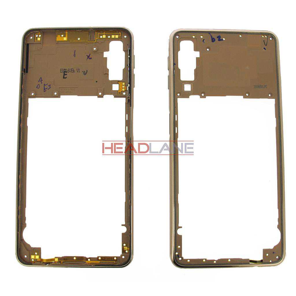 Samsung SM-A750 Galaxy A7 (2018) Middle Cover / Chassis - Gold