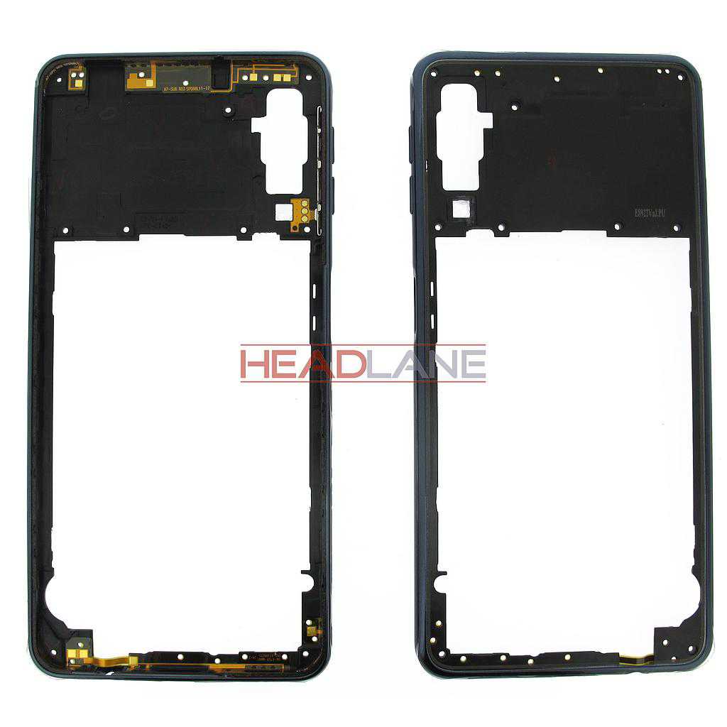 Samsung SM-A750 Galaxy A7 (2018) Middle Cover / Chassis - Black