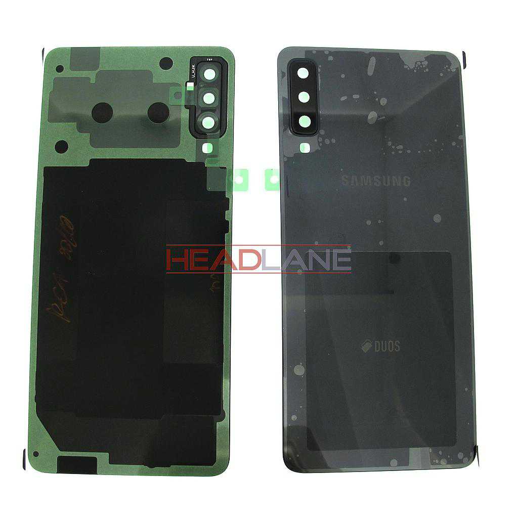 Samsung SM-A750 Galaxy A7 (2018) DUOS Back / Battery Cover - Black