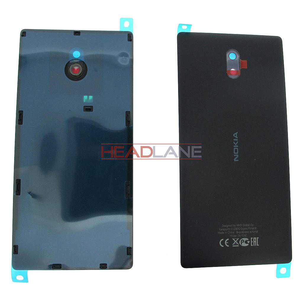 Nokia 3 Dual SIM TA-1032 Back / Battery Cover - Blue