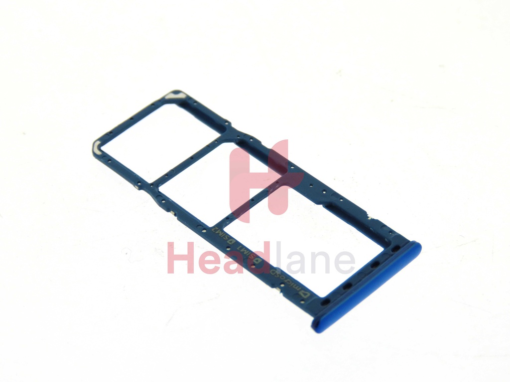 Samsung SM-A750 Galaxy A7 (2018) SIM Card Tray - Blue