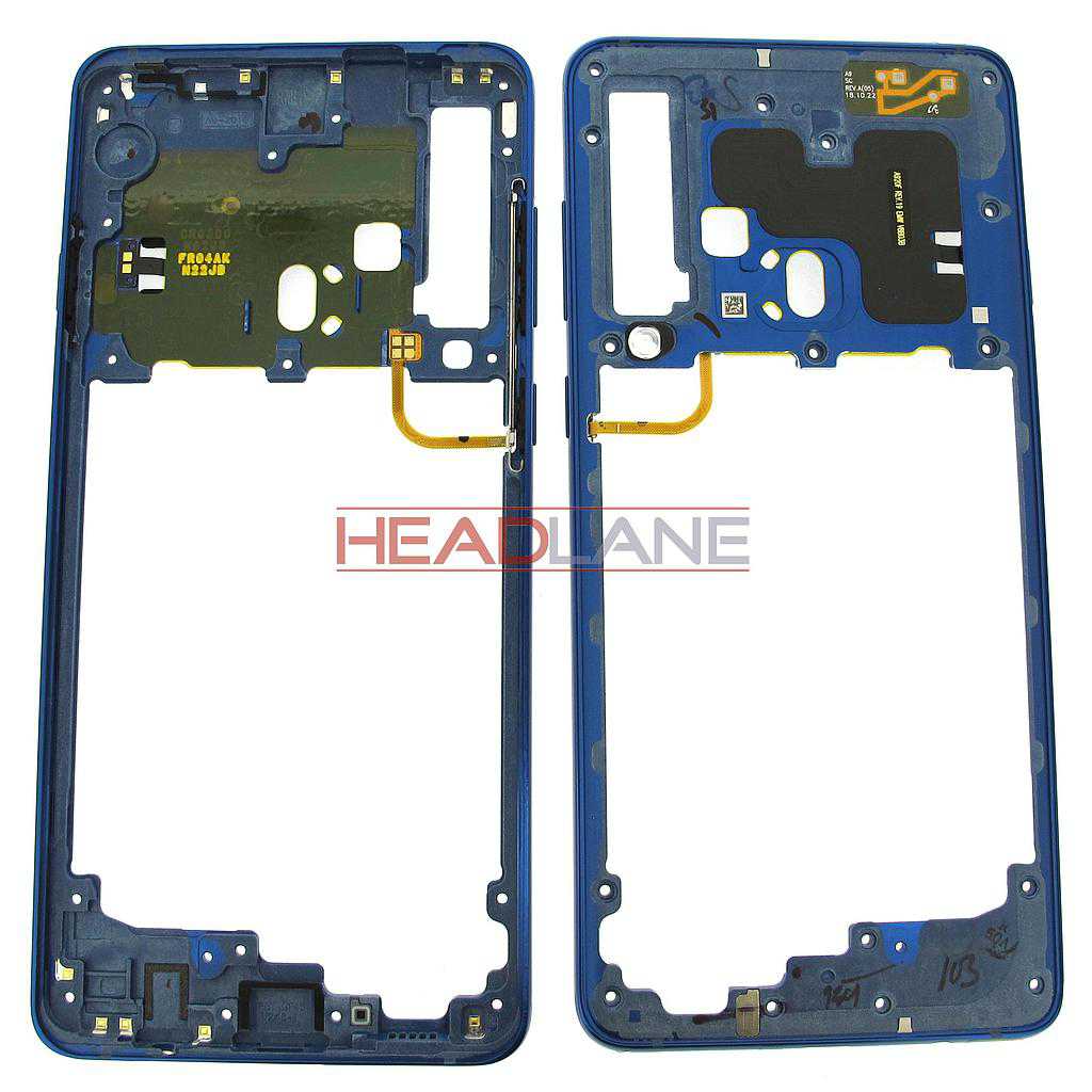 Samsung SM-A920 Galaxy A9 (2018) Middle Cover / Chassis - Blue