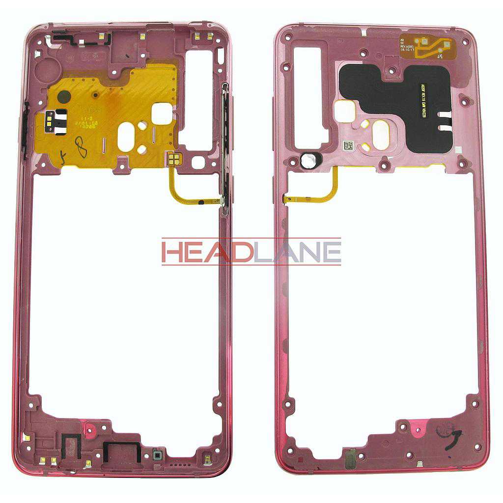 Samsung SM-A920 Galaxy A9 (2018) Middle Cover / Chassis - Pink