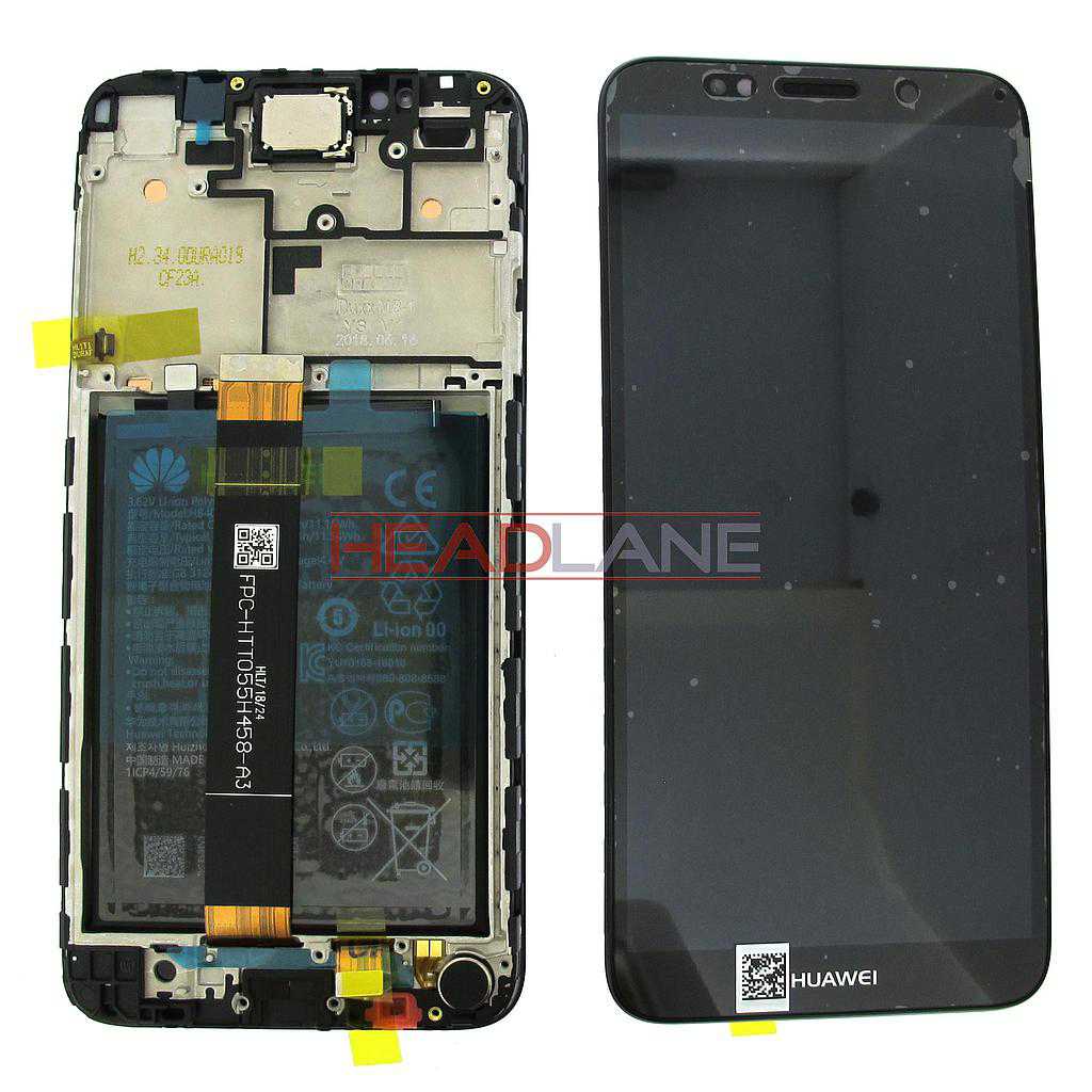 Huawei Y5 (2018) / Y5 Prime (2018) LCD Display / Screen + Touch + Battery Assembly - Black