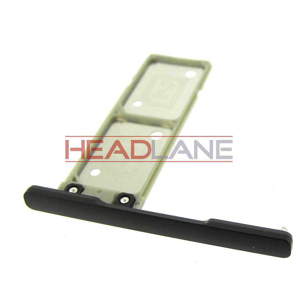 Sony G3212 Xperia XA1 Ultra SIM Card Tray - Black (Dual)