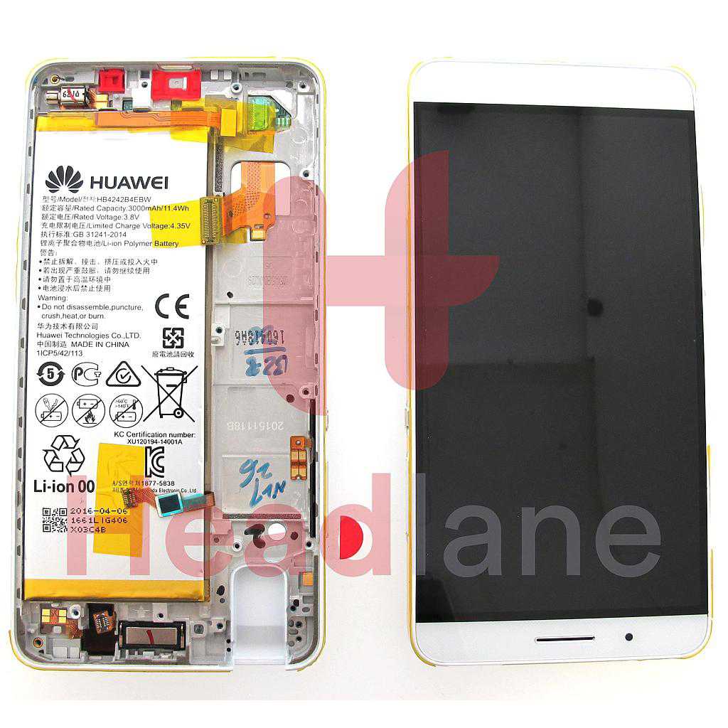 Huawei ShotX / Honor 7i LCD Display / Screen + Touch + Battery - White
