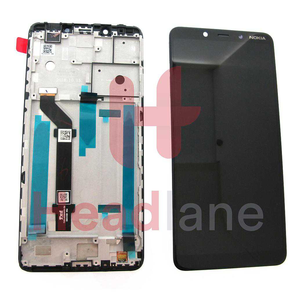 Nokia 3.1+ TA-1104 TA-1125 LCD Display / Screen + Touch - Black