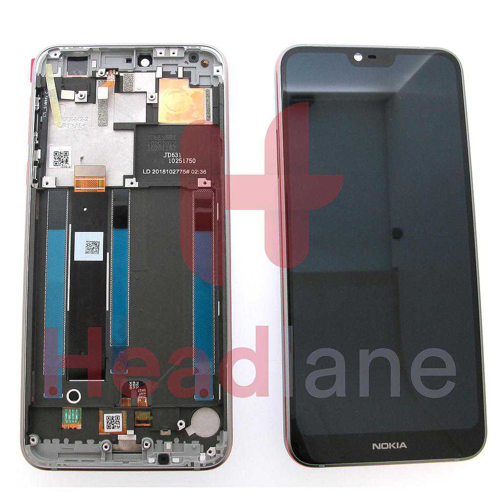 Nokia 7.1 TA-1100 TA-1095 LCD Display / Screen + Touch - Steel