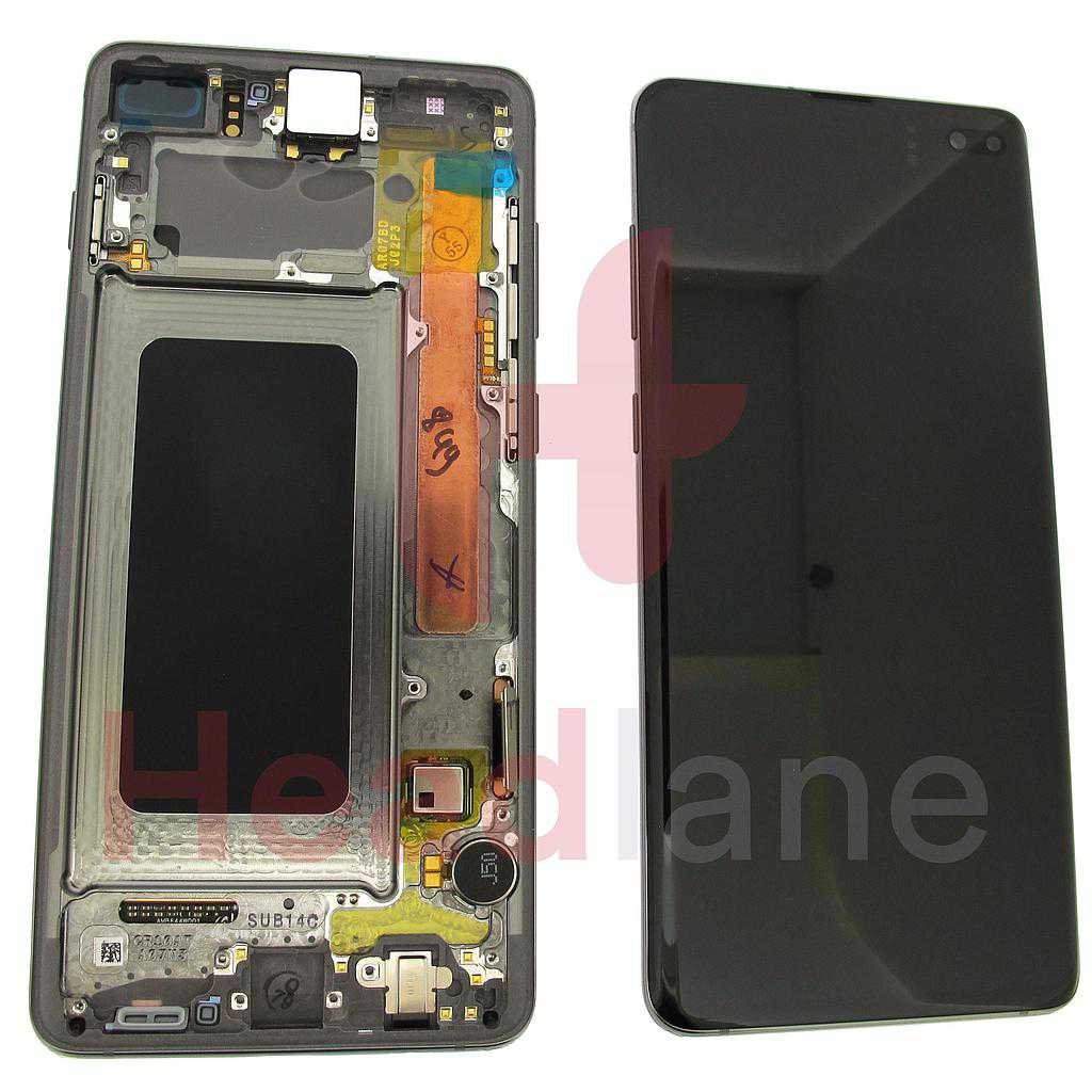 Samsung SM-G975 Galaxy S10+ / S10 Plus LCD Display / Screen + Touch - Prism Black