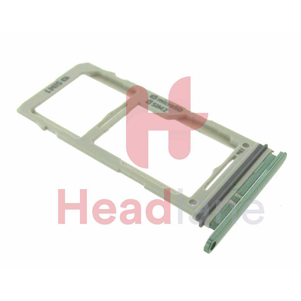 Samsung SM-G975 Galaxy S10+ / S10 Plus SIM / Memory Card Tray (Hybrid / Dual SIM) - Prism Green