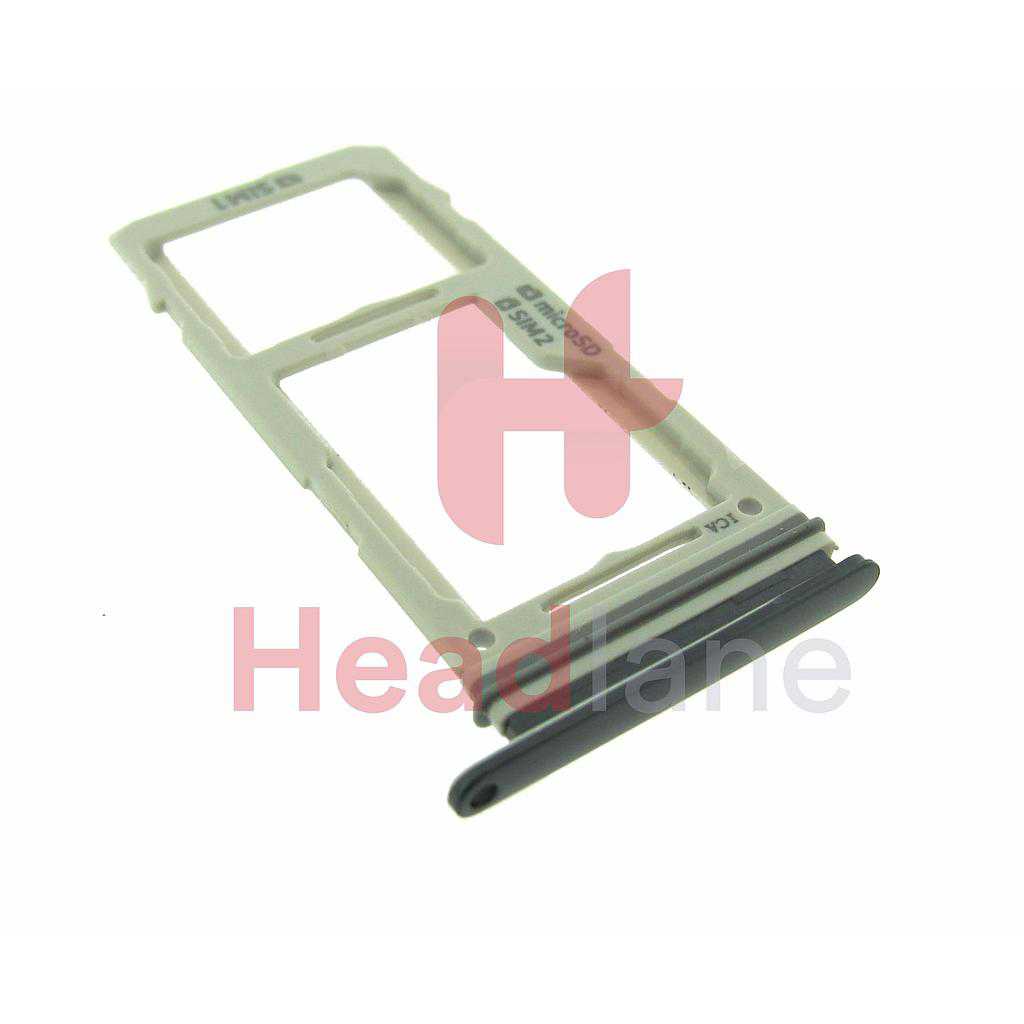 Samsung SM-G970 Galaxy S10E SIM / Memory Card Tray (Hybrid / Dual SIM) - Prism Black