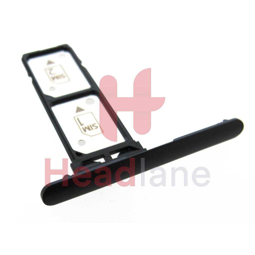 Sony I4213 - Xperia 10 Plus Memory / SIM Card Tray (Dual SIM) - Black