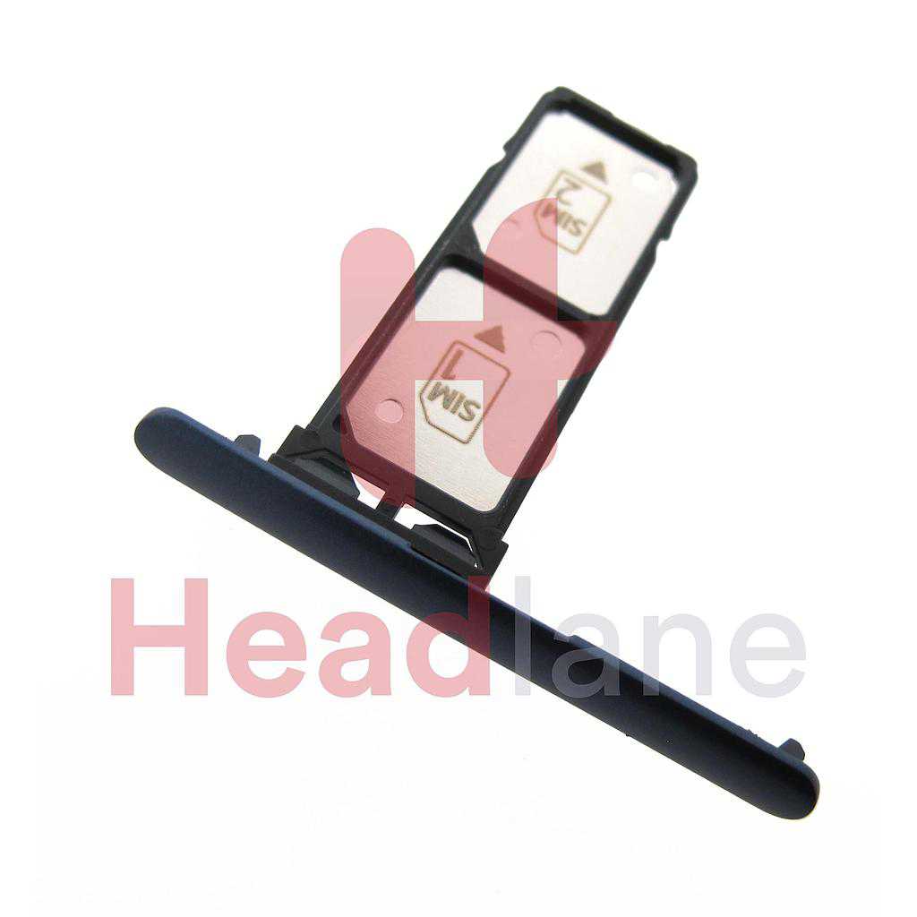 Sony I4213 - Xperia 10 Plus Memory / SIM Card Tray (Dual SIM) - Navy / Blue