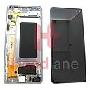 Samsung SM-G975 Galaxy S10+ / S10 Plus LCD Display / Screen + Touch - Prism Silver