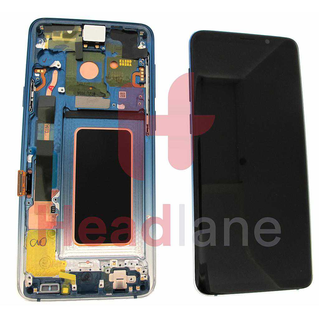 Samsung SM-G965F Galaxy S9+ LCD Display / Screen + Touch - Polaris Blue