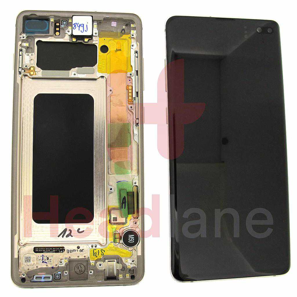 Samsung SM-G975 Galaxy S10+ / S10 Plus LCD Display / Screen + Touch - Ceramic White