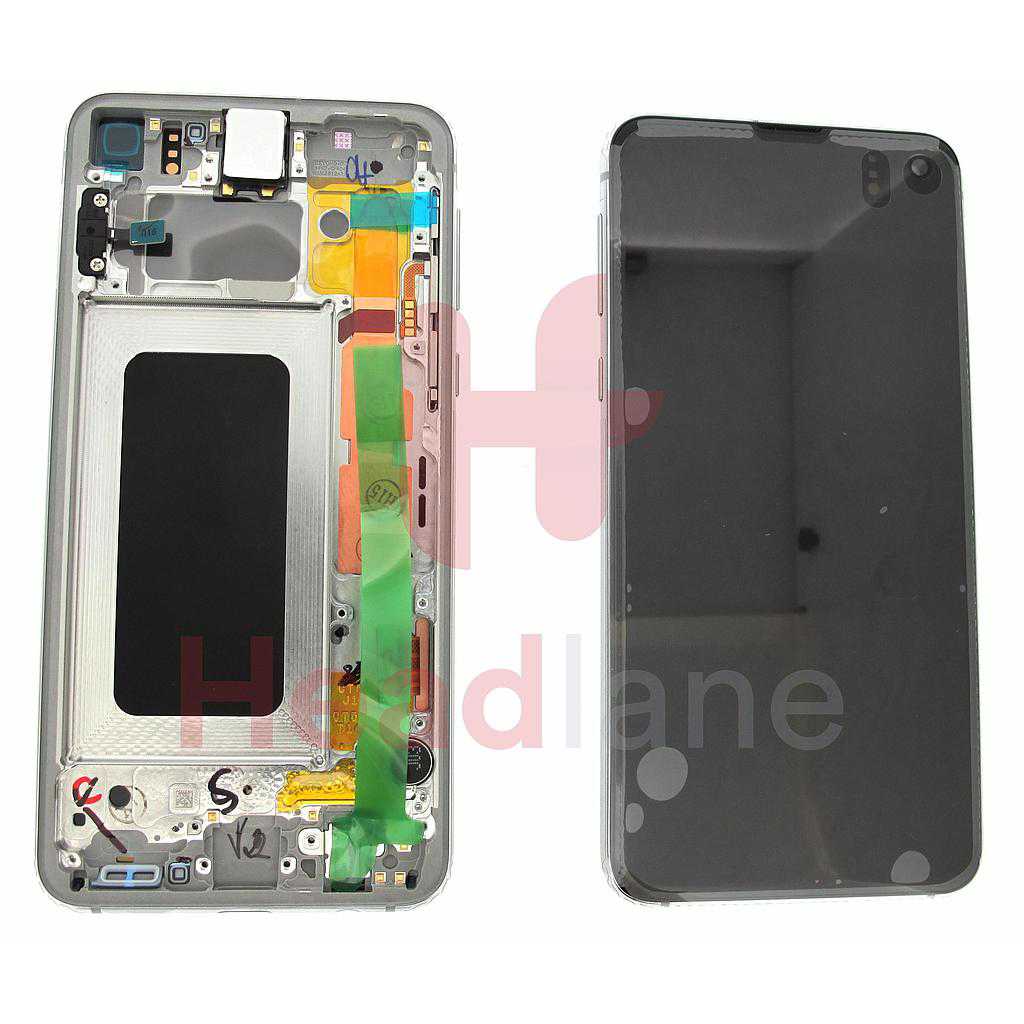 Samsung SM-G970 Galaxy S10E LCD Display / Screen + Touch - Prism White