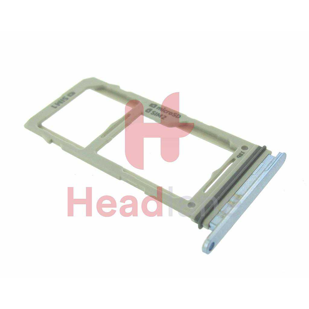 Samsung SM-G975 Galaxy S10+ / S10 Plus SIM / Memory Card Tray (Hybrid / Dual SIM) - Prism Blue