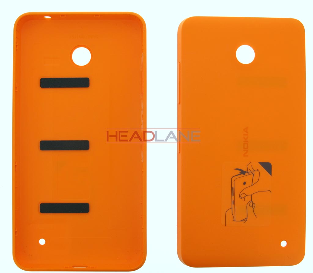 Microsoft Lumia 630 Battery Cover - Orange