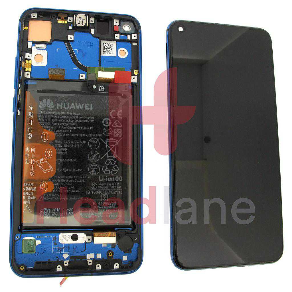 Huawei Honor View 20 LCD Display / Screen + Touch + Battery Assembly - Blue 