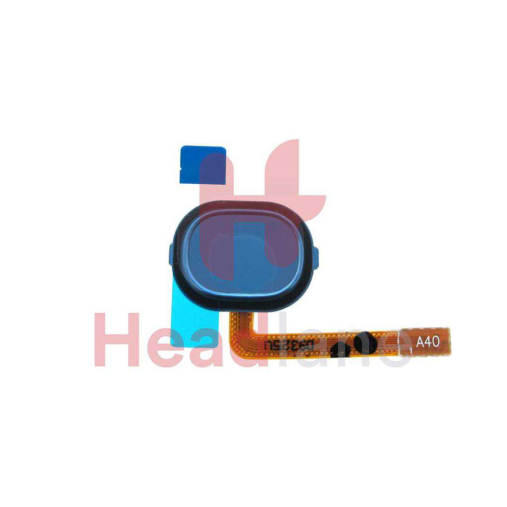 Samsung SM-A405 Galaxy A40 Fingerprint Reader / Sensor Flex - Blue