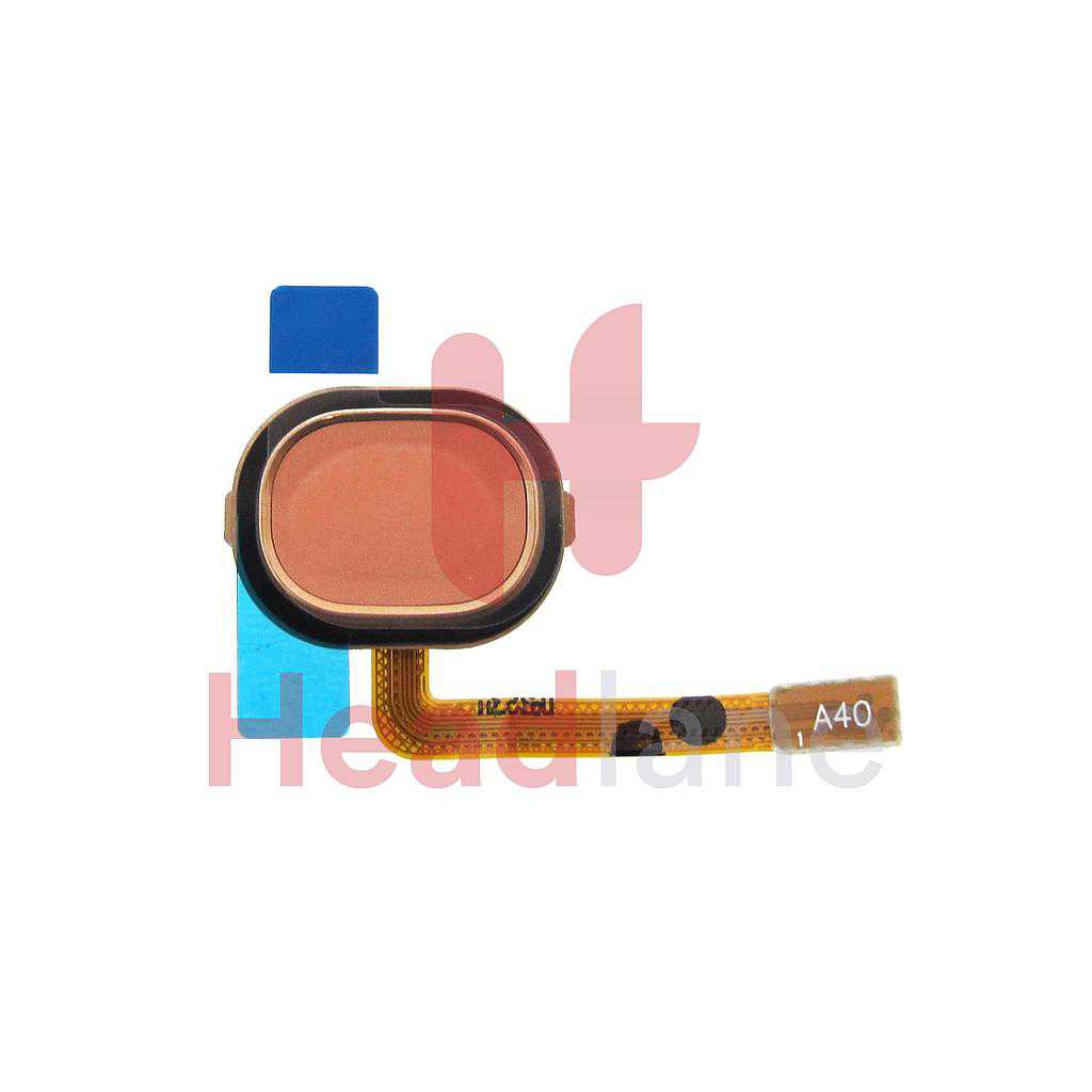 Samsung SM-A405 Galaxy A40 Fingerprint Reader / Sensor Flex - Coral